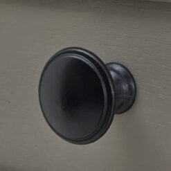 Rustic Country Farmhouse Light Grey Solid Wood 2 Tier 2 Drawer Console Table 90cm