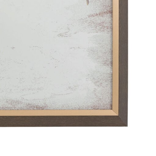 Boho Japanese Garden Wall Art Large Wall Mirror With Black And Gold Wood Frame 98cm Boho Japanese Garden Wall Art Large Wall Mirror With Black And Gold Wood Frame 98cm