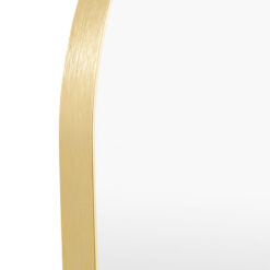 Cheval Arched Gold Metal Freestanding Floor Mirror 150cm