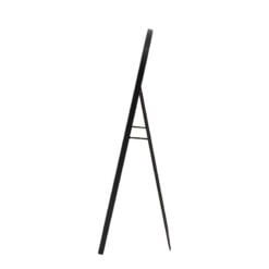 Industrial Cheval Arched Black Metal Freestanding Floor Mirror 150cm