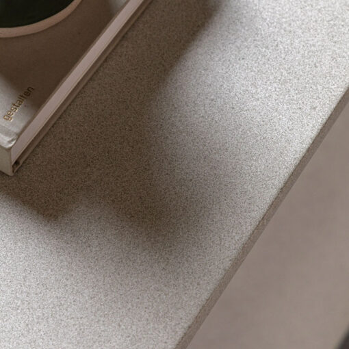 Minimalist Sculptural Cream Curved Oblong Indoor Outdoor Reinforced Concrete Coffee Table 130cm