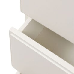 Rustic Country Farmhouse 6 Drawer Soft White And Natural Light Wood Chest Of Drawers