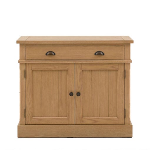 Rustic Country Farmhouse Light Oak Wood 2 Door 1 Drawer Cabinet Small Sideboard 96cm Rustic Country Farmhouse Light Oak Wood 2 Door 1 Drawer Cabinet Small Sideboard 96cm