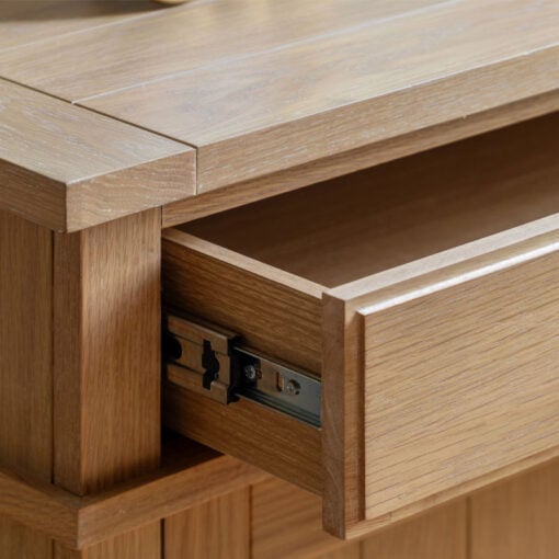 Rustic Country Farmhouse Light Oak Wood 2 Door 1 Drawer Cabinet Small Sideboard 96cm Rustic Country Farmhouse Light Oak Wood 2 Door 1 Drawer Cabinet Small Sideboard 96cm