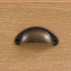 Rustic Country Farmhouse Light Oak Wood 3 Drawer 3 Tier Large Kitchen Island With White Marble Centre Inlay 150cm