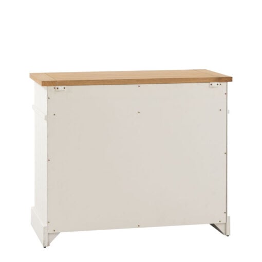 Rustic Country Farmhouse Soft White And Light Wood 2 Door 1 Drawer Cabinet Small Sideboard 96cm Rustic Country Farmhouse Soft White And Light Wood 2 Door 1 Drawer Cabinet Small Sideboard 96cm