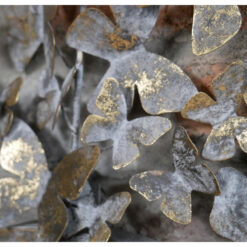 Boho Rustic Antique Gold Metal Butterflies Large Wall Mirror 82cm