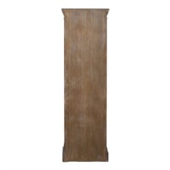 Hamptons Rustic Country Farmhouse 1 Shutter Door Solid Light Tall Cabinet 162cm