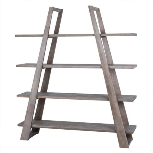 Rustic Country Farmhouse 4 Tier Solid Light Wood Apex Peaked Ladder Large Shelving Display Unit Bookcase 180cm Rustic Country Farmhouse 4 Tier Solid Light Wood Apex Peaked Ladder Large Shelving Display Unit Bookcase 180cm