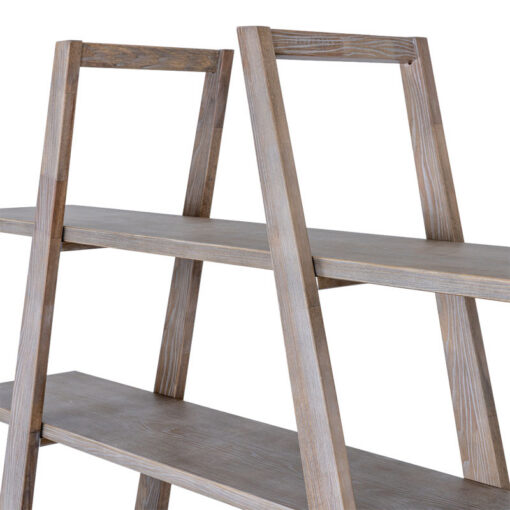 Rustic Country Farmhouse 4 Tier Solid Light Wood Apex Peaked Ladder Large Shelving Display Unit Bookcase 180cm Rustic Country Farmhouse 4 Tier Solid Light Wood Apex Peaked Ladder Large Shelving Display Unit Bookcase 180cm