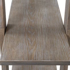 Rustic Country Farmhouse 4 Tier Solid Light Wood Apex Peaked Ladder Large Shelving Display Unit Bookcase 180cm