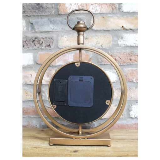 Industrial Pocket Watch Style Gold Metal Moving Gear Mantle Clock Table Clock 45cm Industrial Pocket Watch Style Gold Metal Moving Gear Mantle Clock Table Clock 45cm