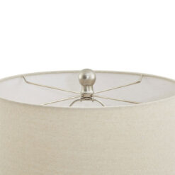 Lattice Style Cream White Ceramic Table Lamp With 15