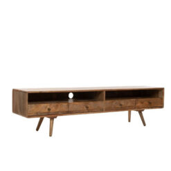 Boho Rustic Geo Honeycomb Carved Solid Light Mango Wood 2 Open Shelf 4 Drawer Large TV Stand Media Unit 180cm Boho Rustic Geo Honeycomb Carved Solid Light Mango Wood 2 Open Shelf 4 Drawer Large TV Stand Media Unit 180cm