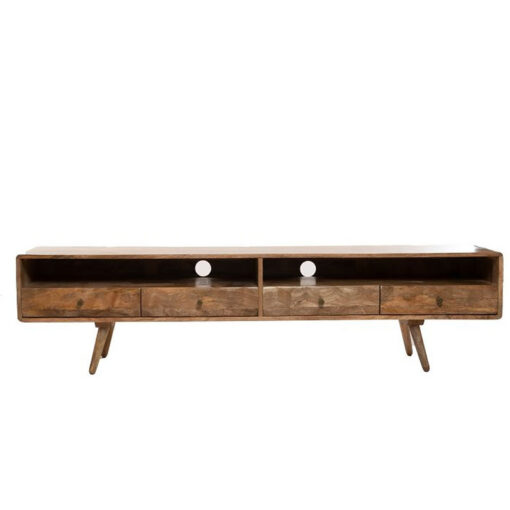 Boho Rustic Geo Honeycomb Carved Solid Light Mango Wood 2 Open Shelf 4 Drawer Large TV Stand Media Unit 180cm Boho Rustic Geo Honeycomb Carved Solid Light Mango Wood 2 Open Shelf 4 Drawer Large TV Stand Media Unit 180cm