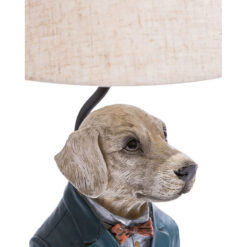 Quirky Bow Tie Suited Labrador Dog Resin Animal Table Lamp With Linen Shade 42cm Quirky Bow Tie Suited Labrador Dog Resin Animal Table Lamp With Linen Shade 42cm