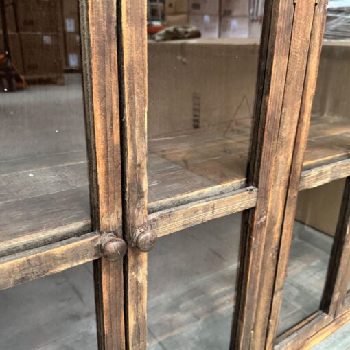 Rustic Farmhouse Reclaimed Solid Wood 4 Glass Door Sideboard Display Cabinet 102cm Rustic Farmhouse Reclaimed Solid Wood 4 Glass Door Sideboard Display Cabinet 102cm