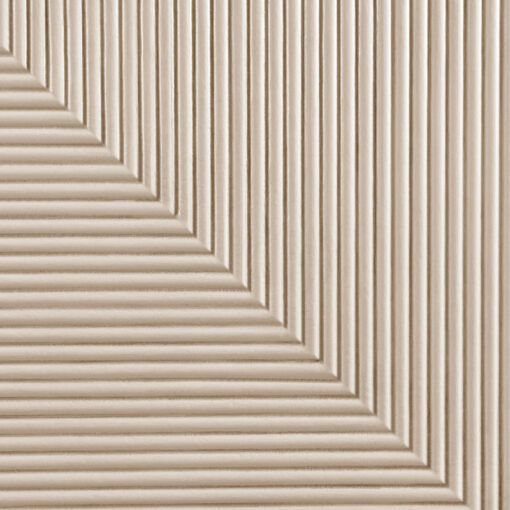 Boho Geometric Cream Light Wood Ribbed Carved 4 Door Large Sideboard 160cm